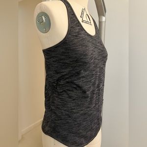 Lulu Lemon Tank with Twisted Back- Gray